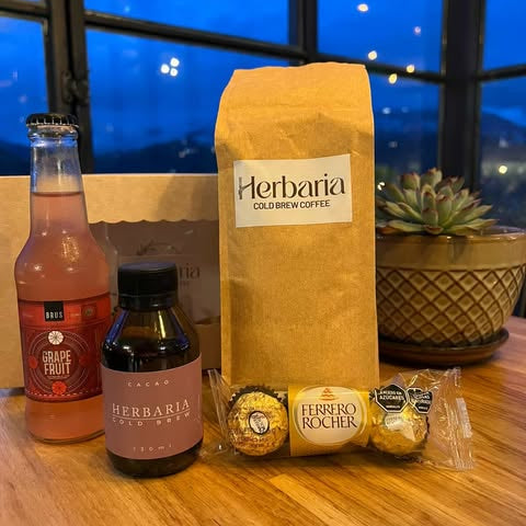 Combo cold brew y soda